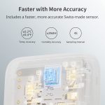 SwitchBot Thermometer Hygrometer, Bluetooth Indoor Humidity Meter for Home, Temperature Sensor with App Control, Large LCD Display, Notification Alerts, 2-Year Data Storage Export - Image 4